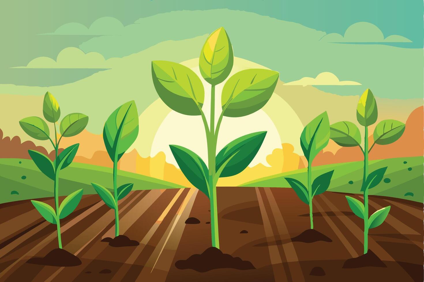 Earth Day Concept Nature Background vector