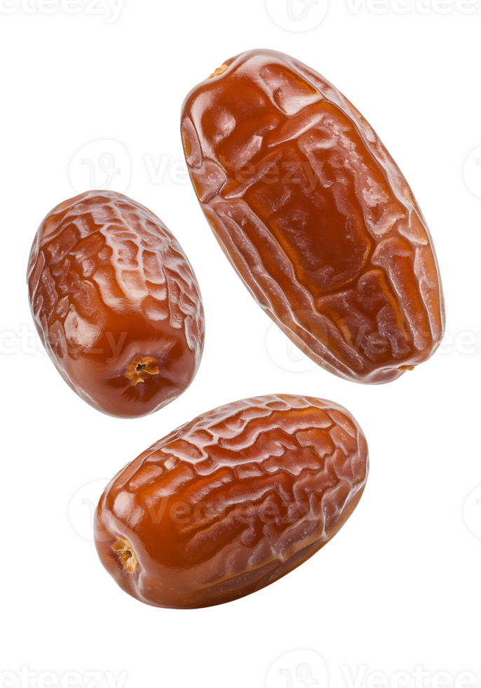 Three dates fruit with different kind of angle png