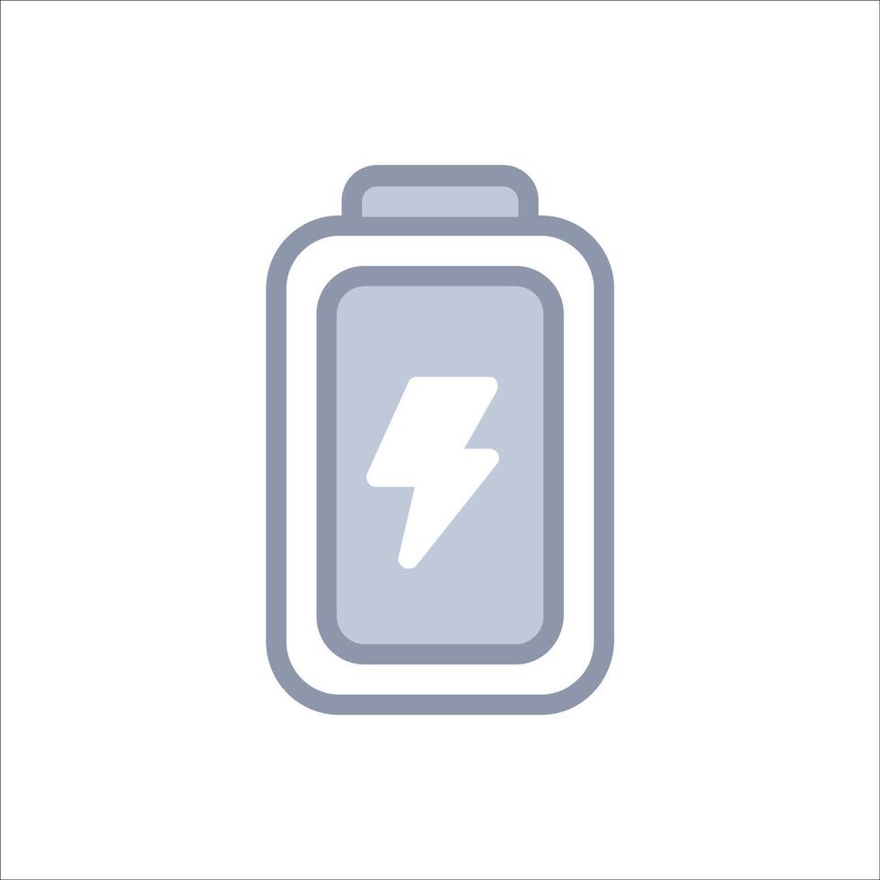 Simple battery icon vector