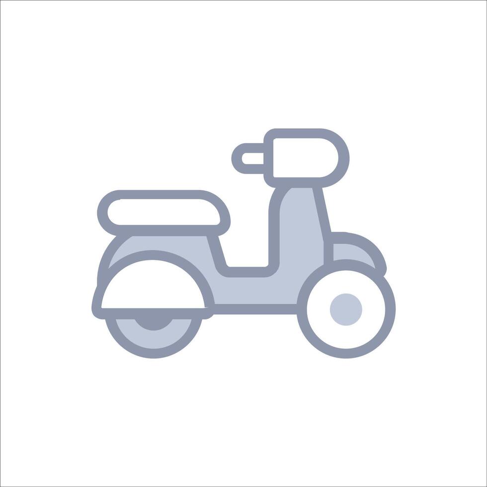 motorcycle vehicle icon vector