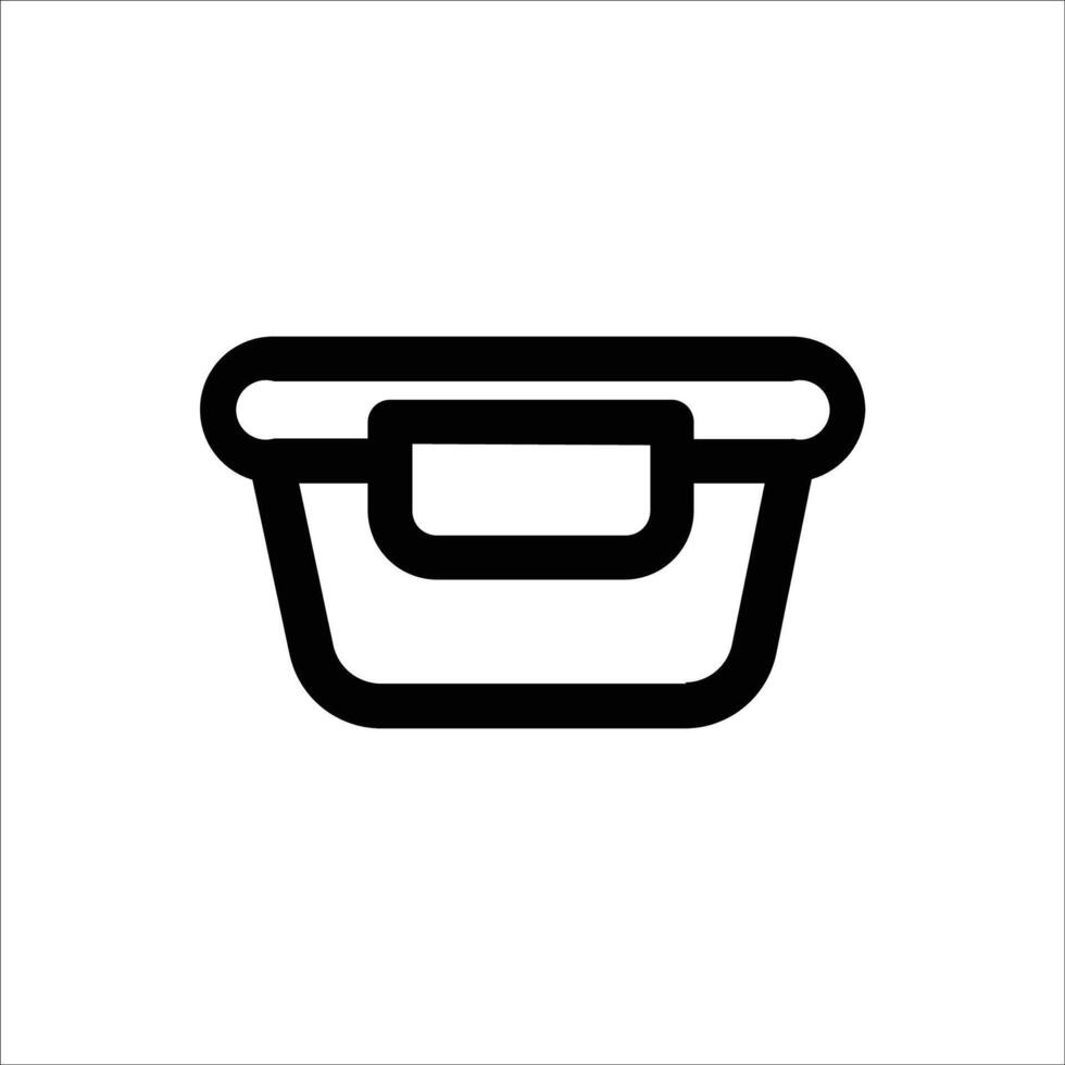 Food Storage Container Icon vector