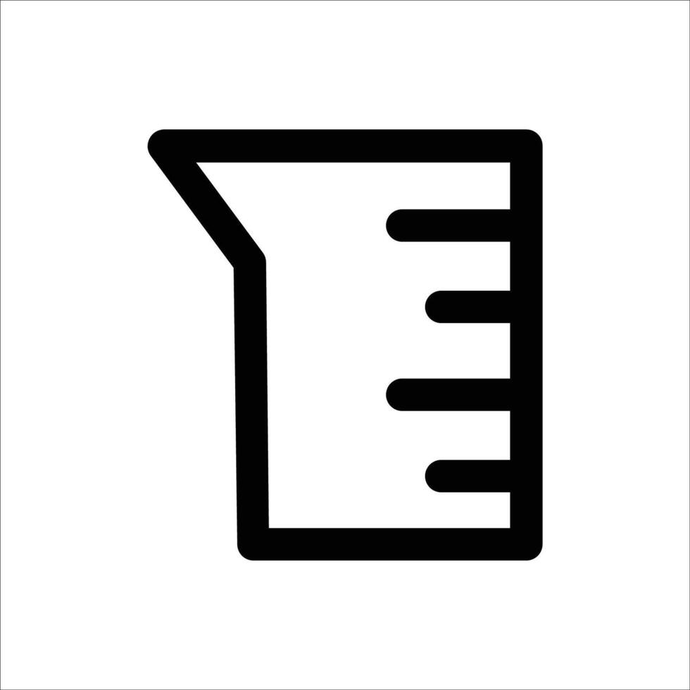 Bottle Capacity Measurement Icon vector