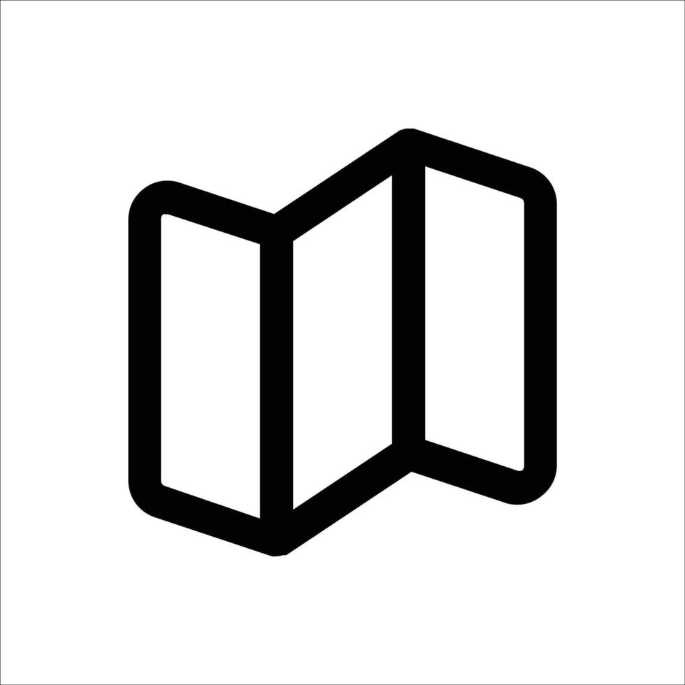Map Navigation Icon vector