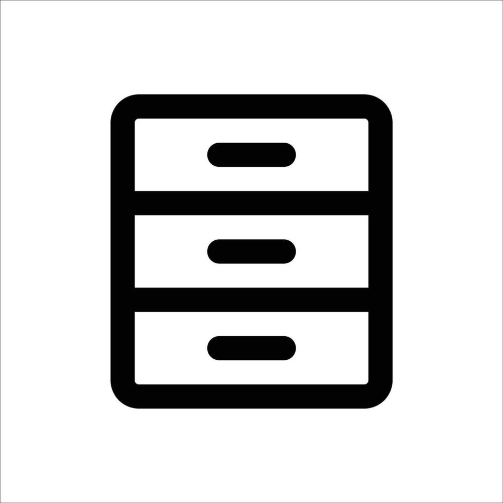 Office Cabinet Icon vector