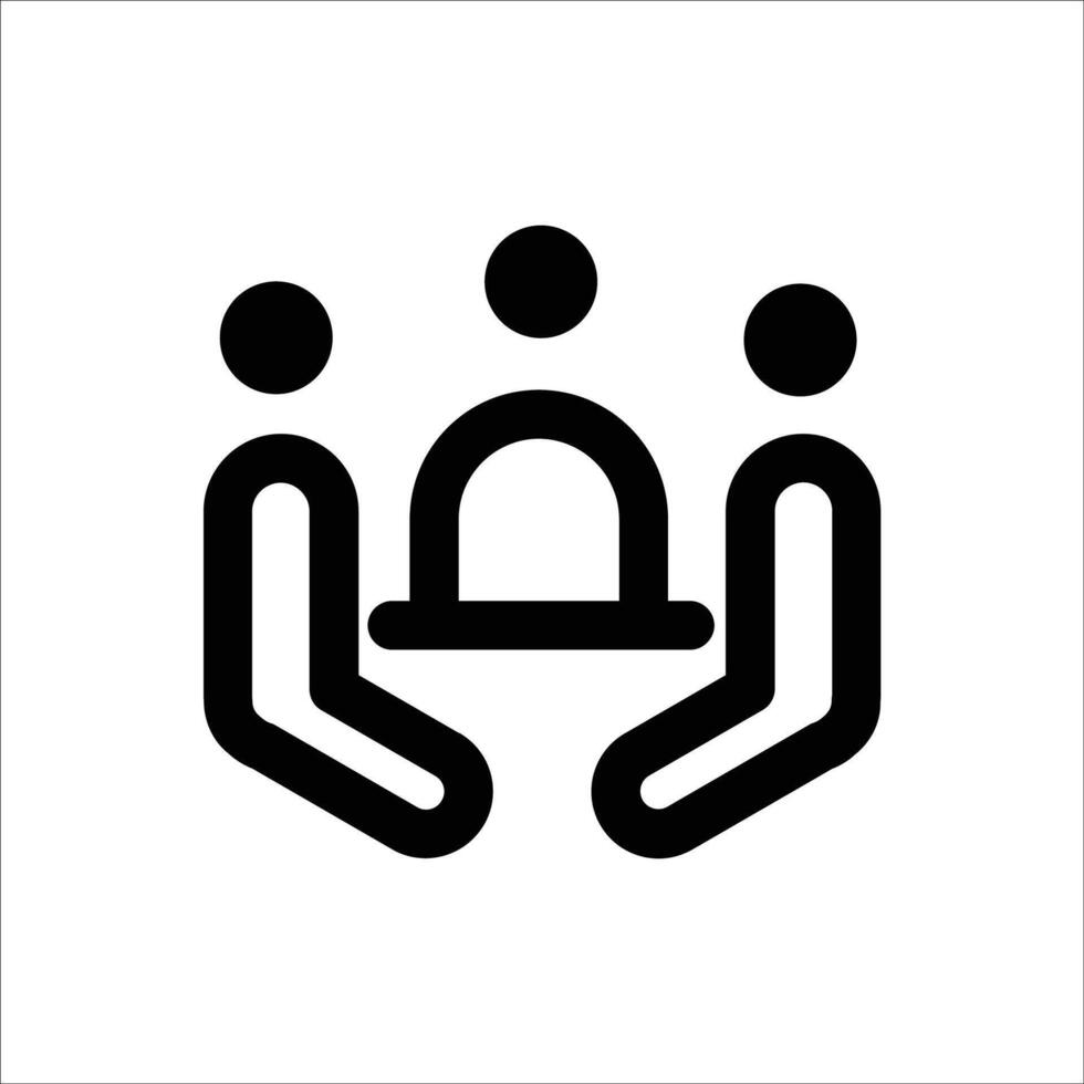 meeting room hotel icon vector