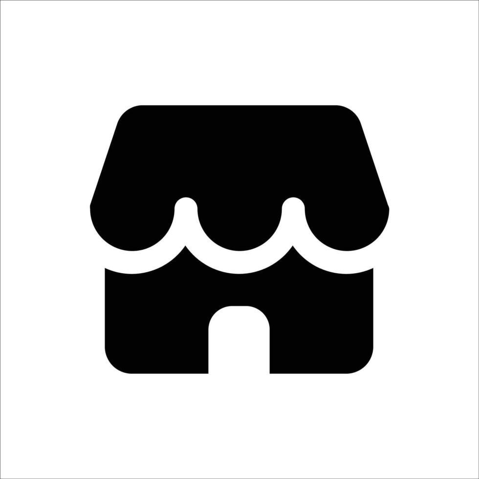 Shop Filled Icon vector