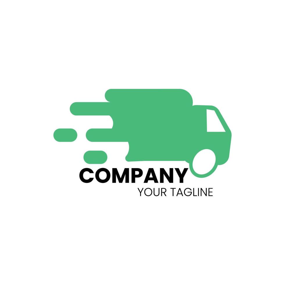 Modern and Dynamic Delivery Company Logo vector