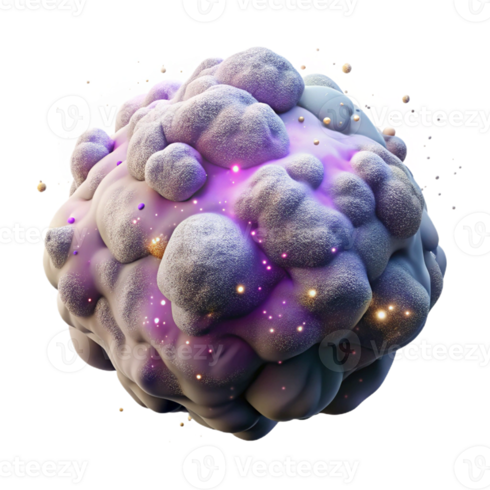 beautiful creative Cosmic Dust Nebula Isolated for Scifi Projects high resolution png