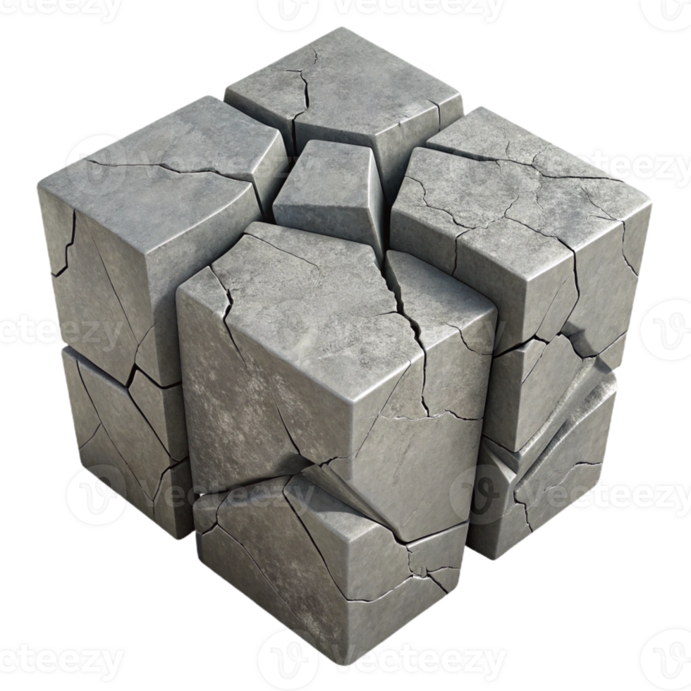 impressive minimalist Cracked Concrete Texture Gray Isolated for Construction Graphics png
