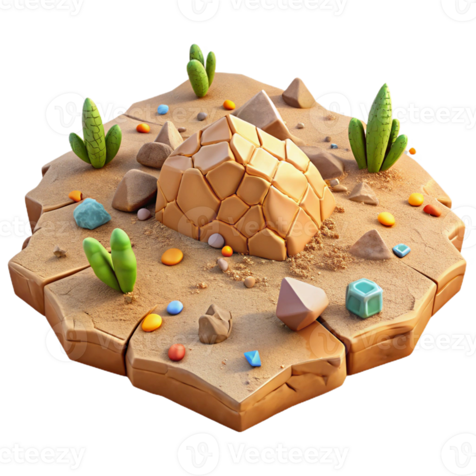 impressive contemporary Cracked Desert Ground Texture Dry Clay Isolated for Environmental Graphics high quality png