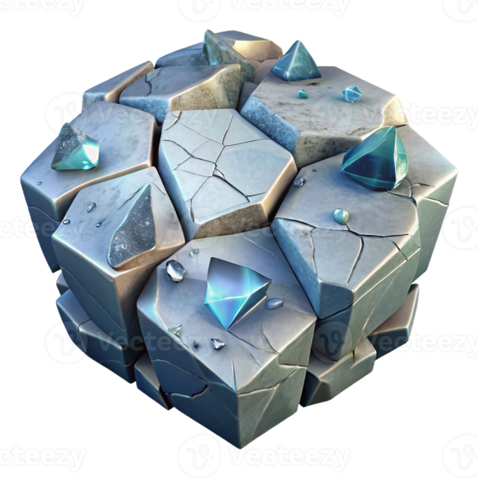 impressive creative Cracked Ice Texture Frozen Isolated for Winter Graphics exclusive png