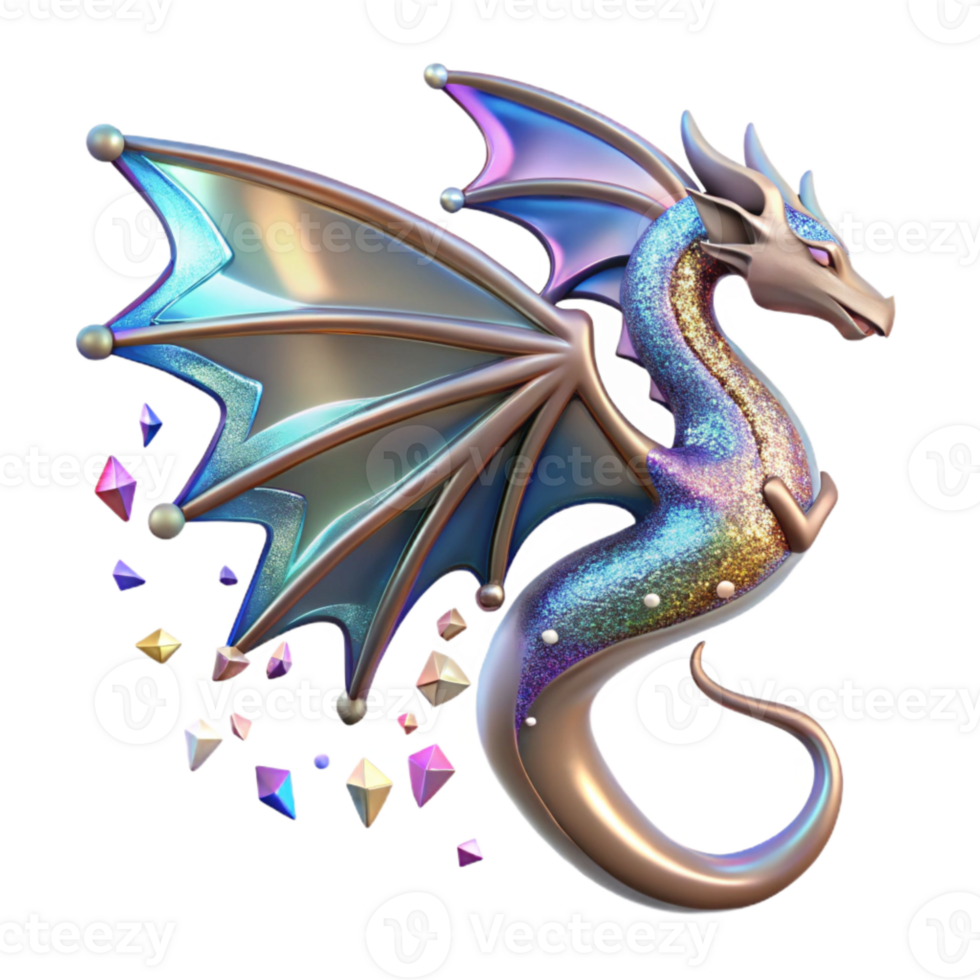 wonderful vintage Dragon Silhouette Outline Shape Cutout for Stencils premium png