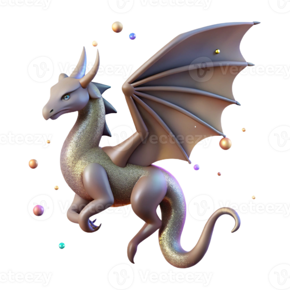 magnificent modern Dragon Silhouette Vintage Style Transparent for Retro Designs original png