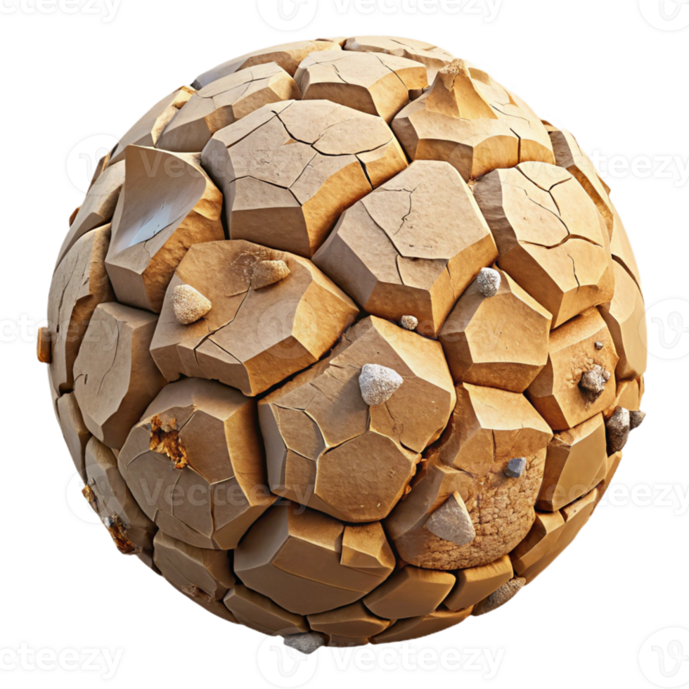 serene contemporary Dry Cracked Earth Texture Transparent for Environmental Graphics authentic png