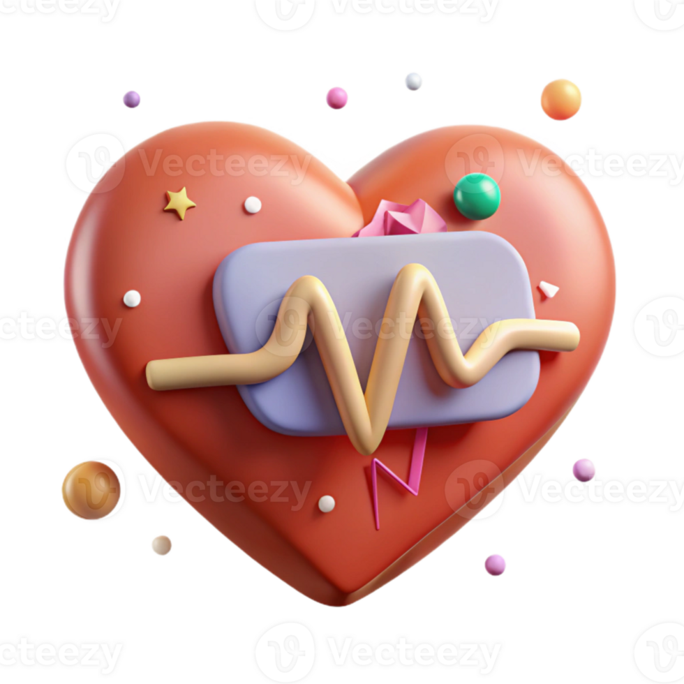 elegant classic Ecg Heart Monitor Medical Icon Cutout for Cardiology original png