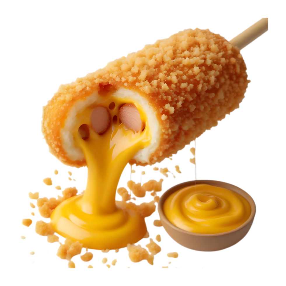 Fried cheese sticks isolated on transparent background png