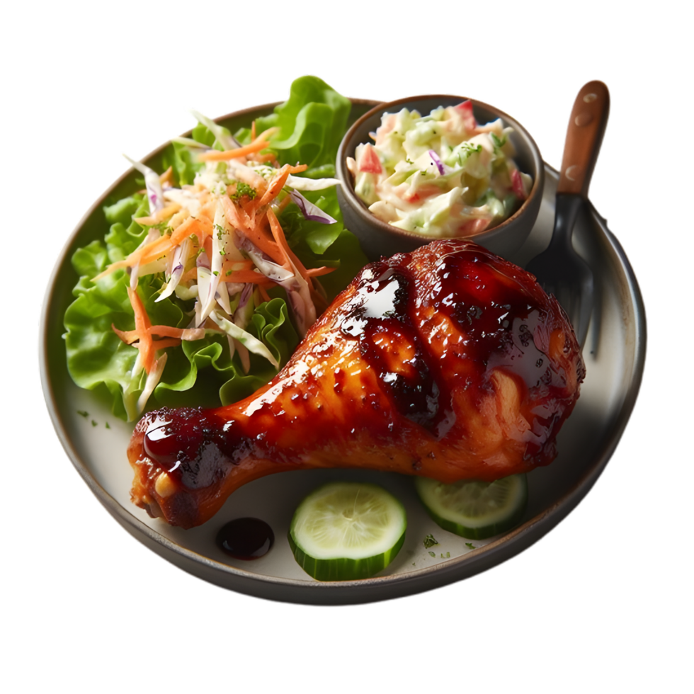 Yummy Tandoori Chicken isolated on transparent background png