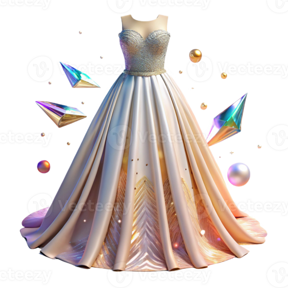 extraordinary contemporary Elegant Wedding Dress Gown Transparent for Fashion Design exclusive png