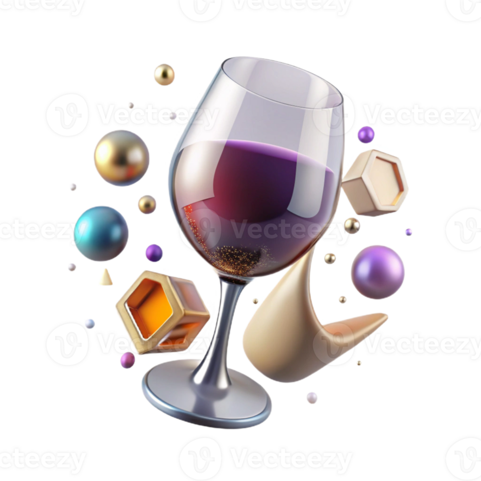 impressive classic Elegant Wine Glass Icon Isolated for Restaurant Menu professional png