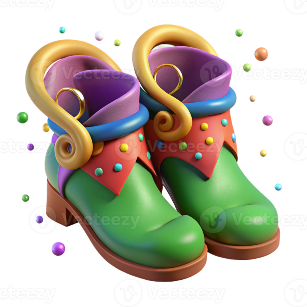 impressive contemporary Elf Shoes Curly Toes Transparent Background genuine png