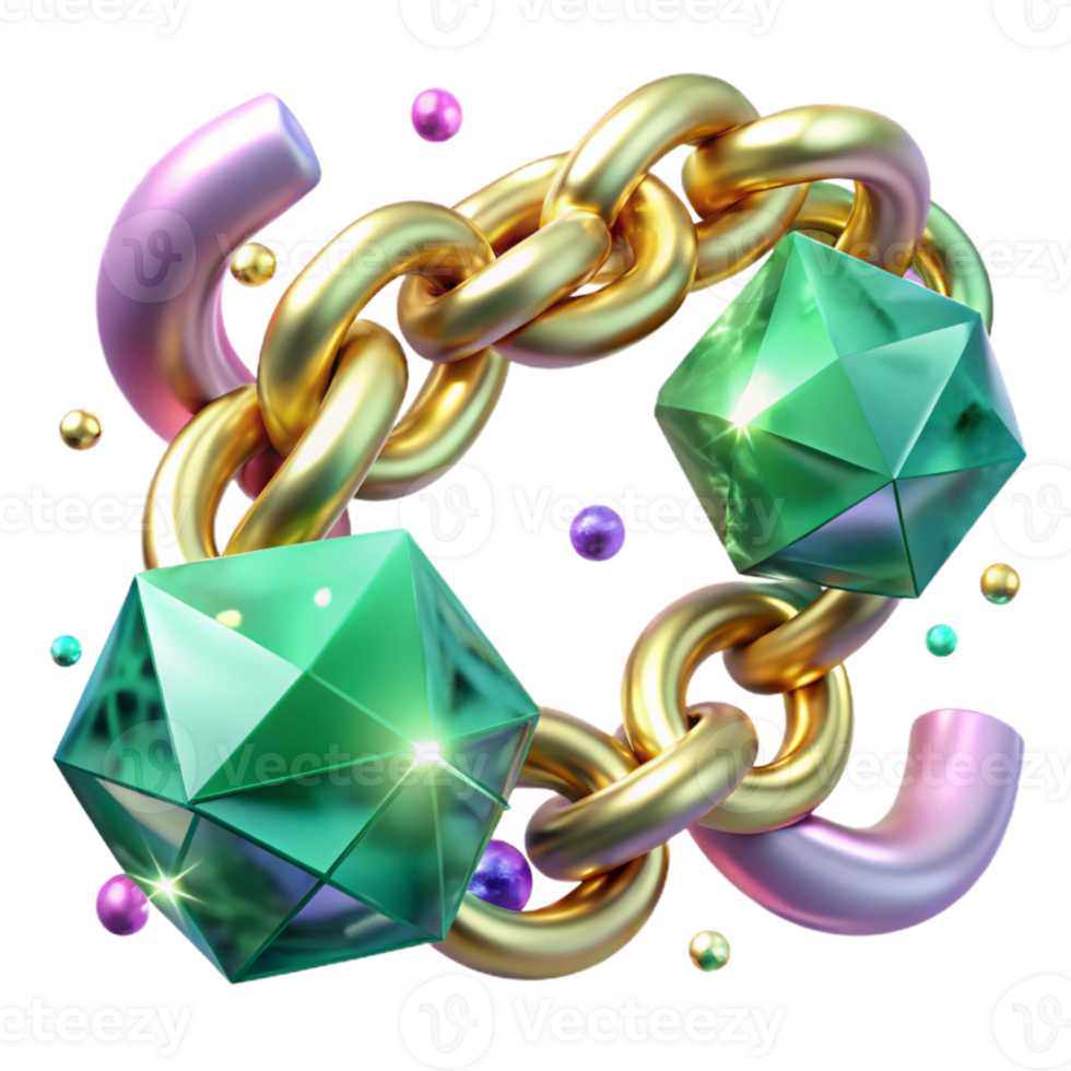 stunning modern Emerald Bracelet Chain Design Transparent for Delicate Style genuine png