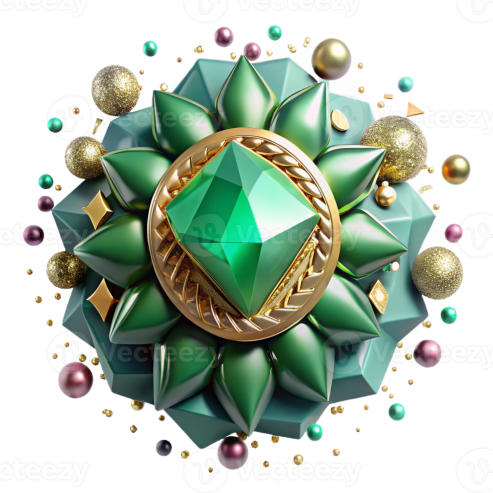 impressive creative Emerald Brooch Vintage Jewelry Cutout for Antique Graphics authentic png