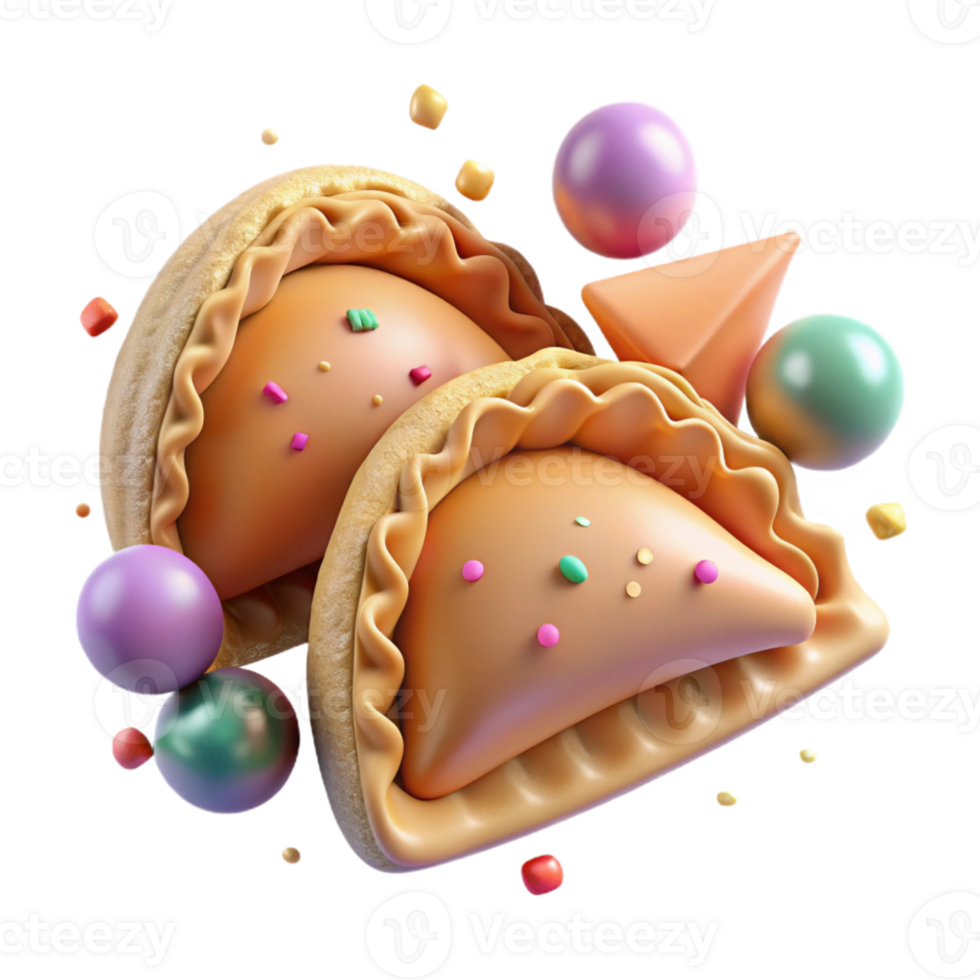 elegant modern Empanadas Savory Pastry Filled Transparent Latin American Cuisine png