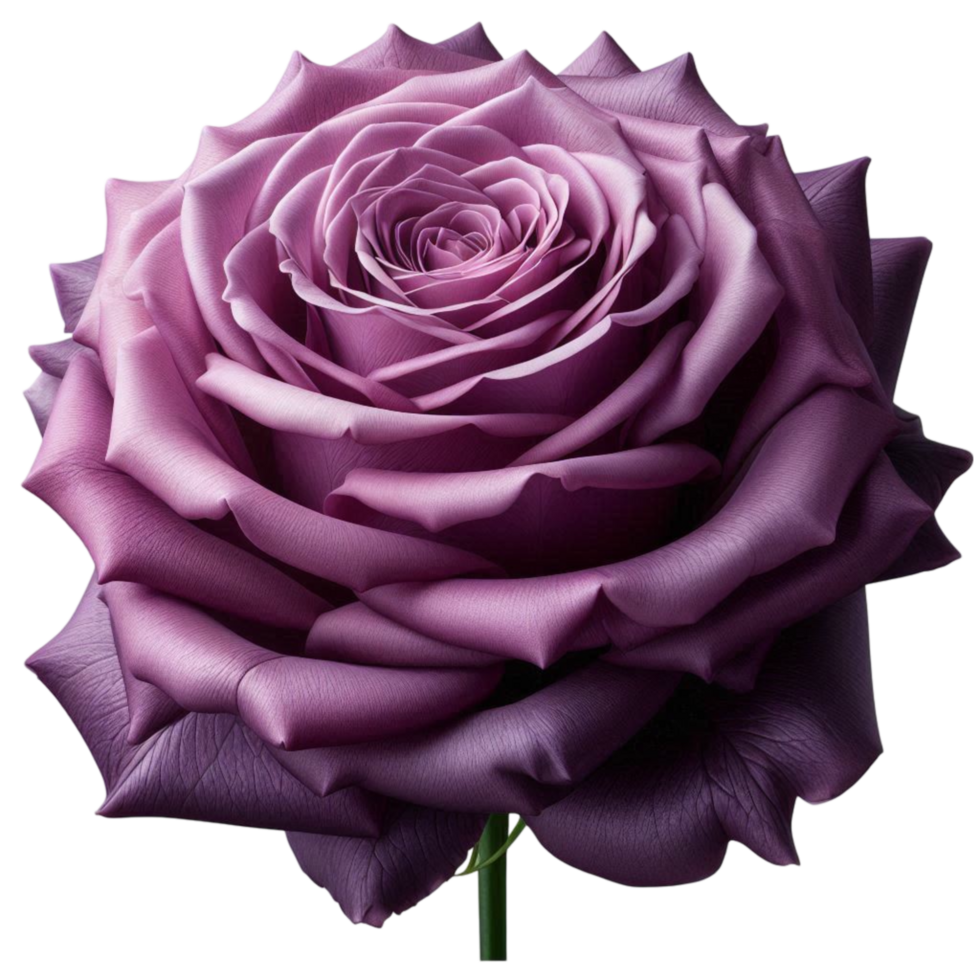 Purple Rose Bloom in 3D Realistic Style png