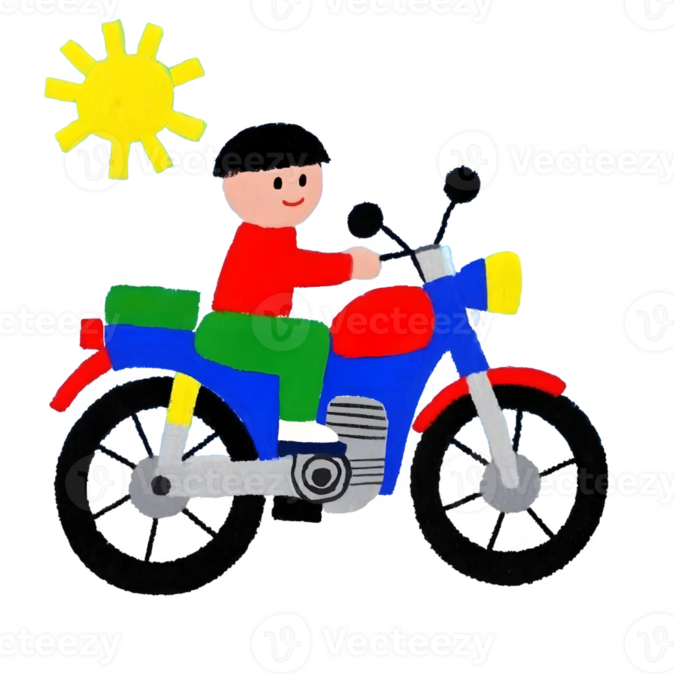 Sunny Motorcycle Ride png