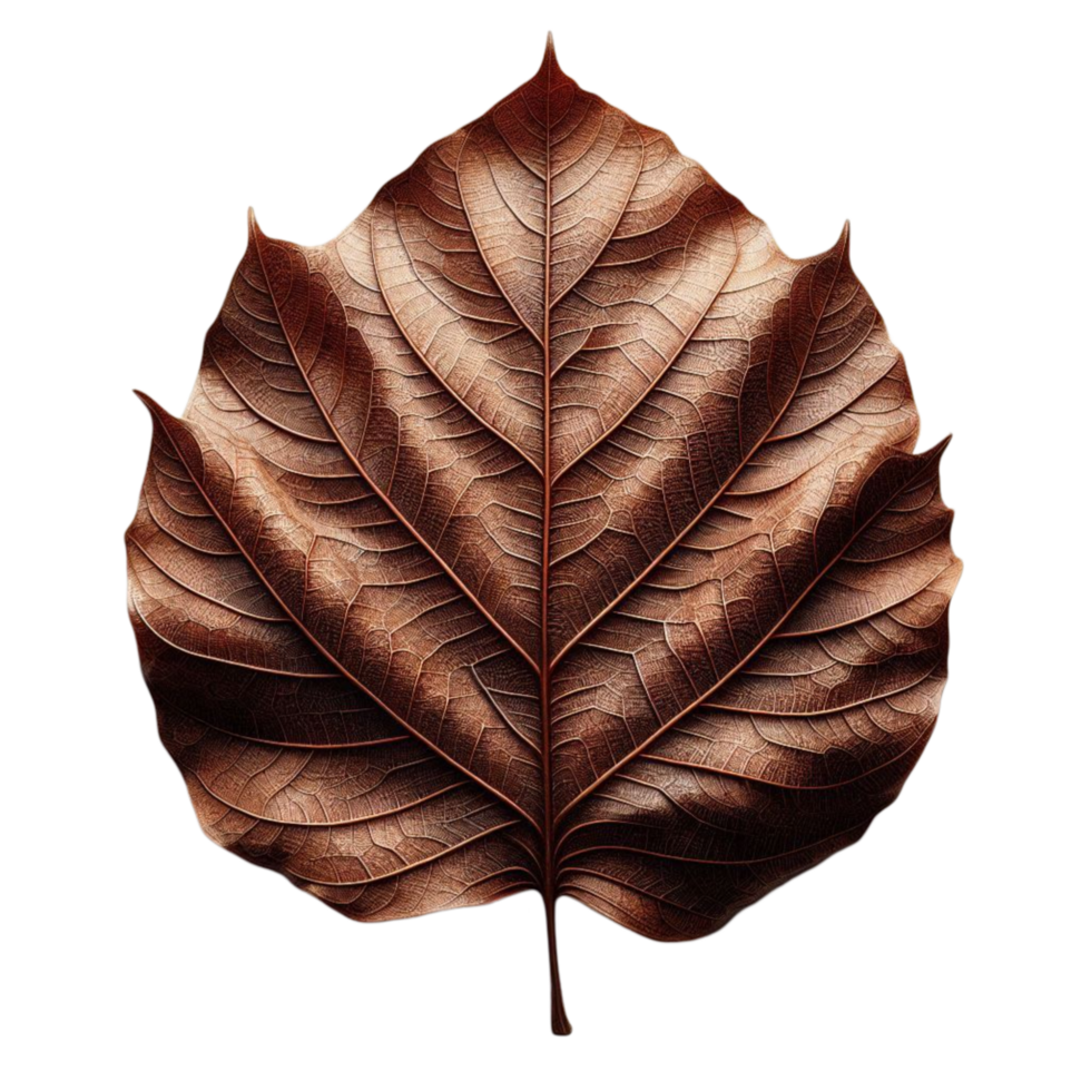 Realistic Dry Brown Leaf png