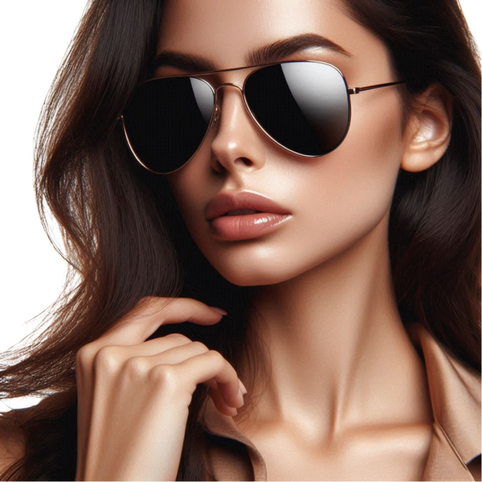 Stylish Woman with Sunglasses png