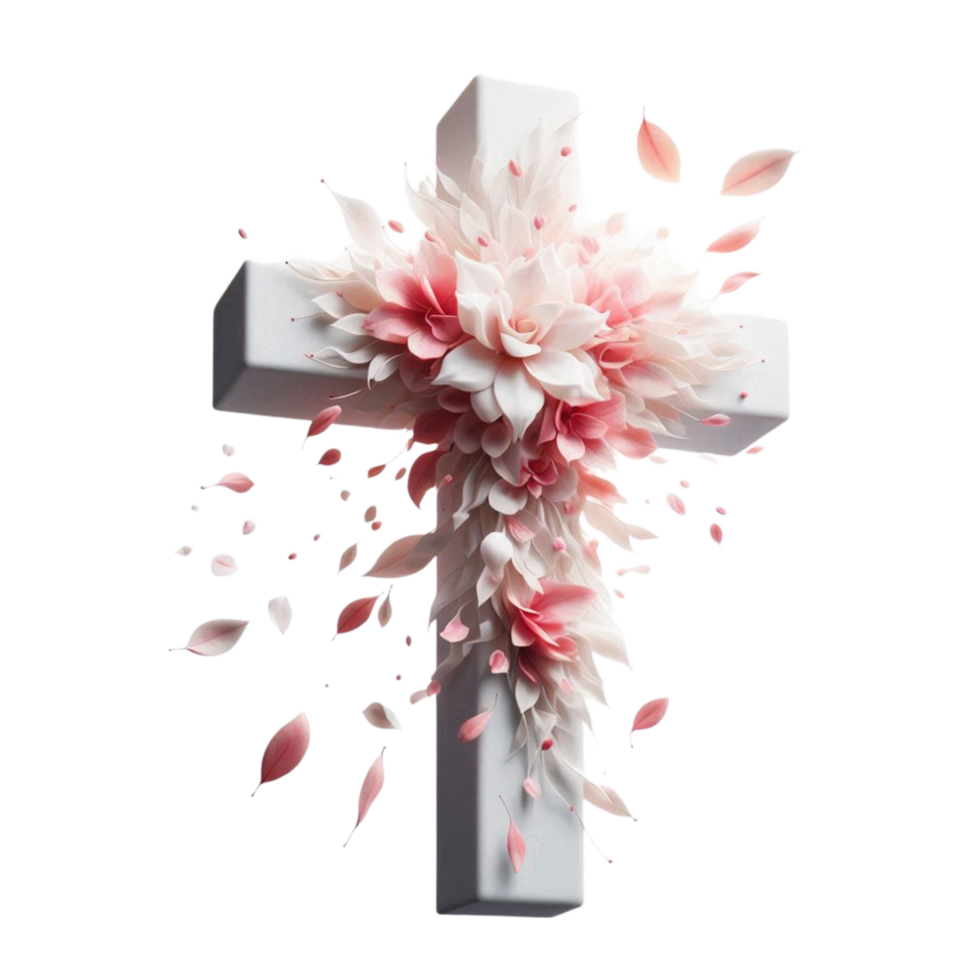 Shattered Cross Symbol with Broken png