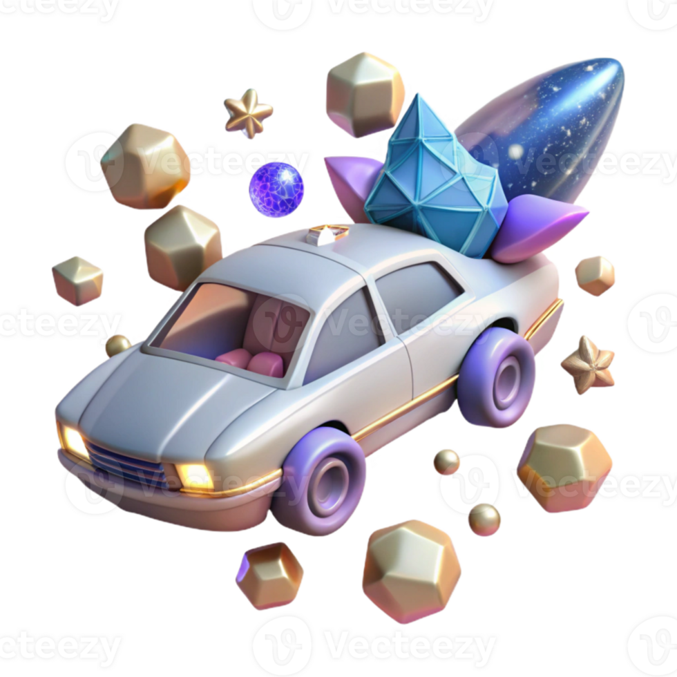 impressive creative Flying Car Illustrations for Sci Fi Concepts authentic png