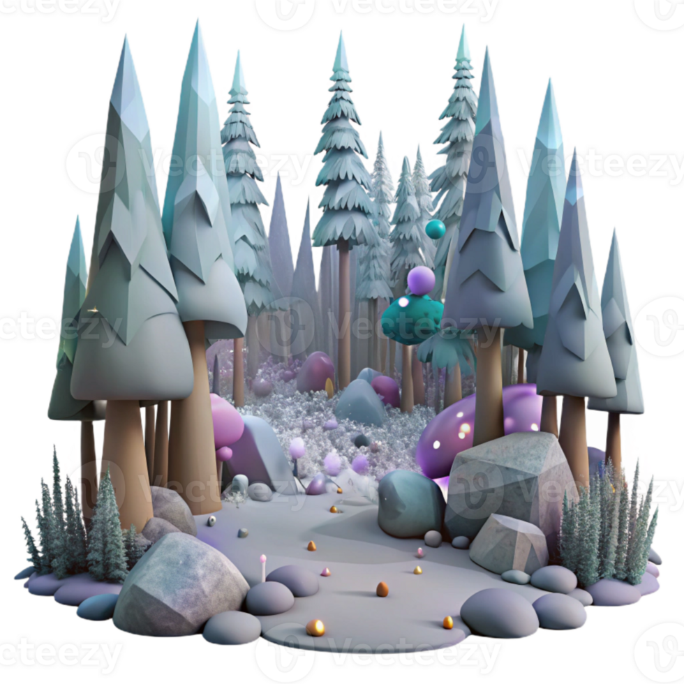 dramatic traditional Foggy Forest Panorama Isolated for Widescreen Projects professional png