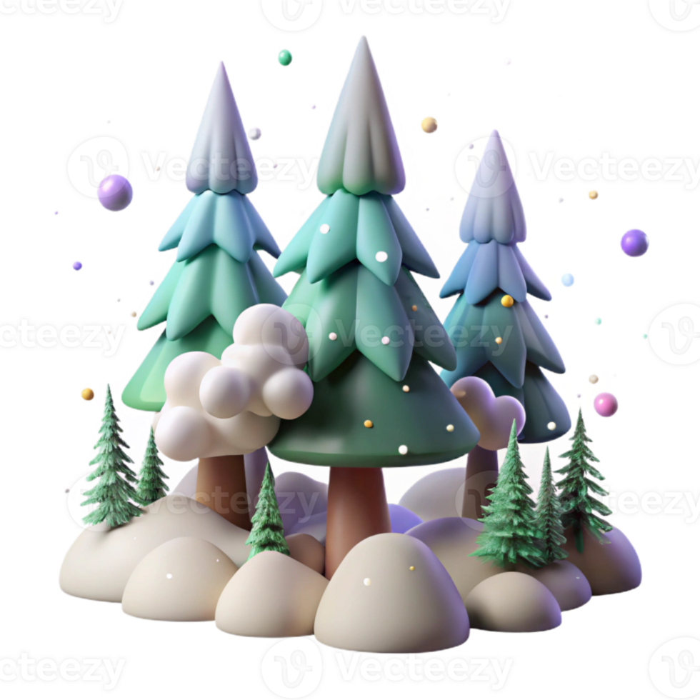 stunning classic Foggy Pine Trees Cutout for Nature Illustrations exclusive png