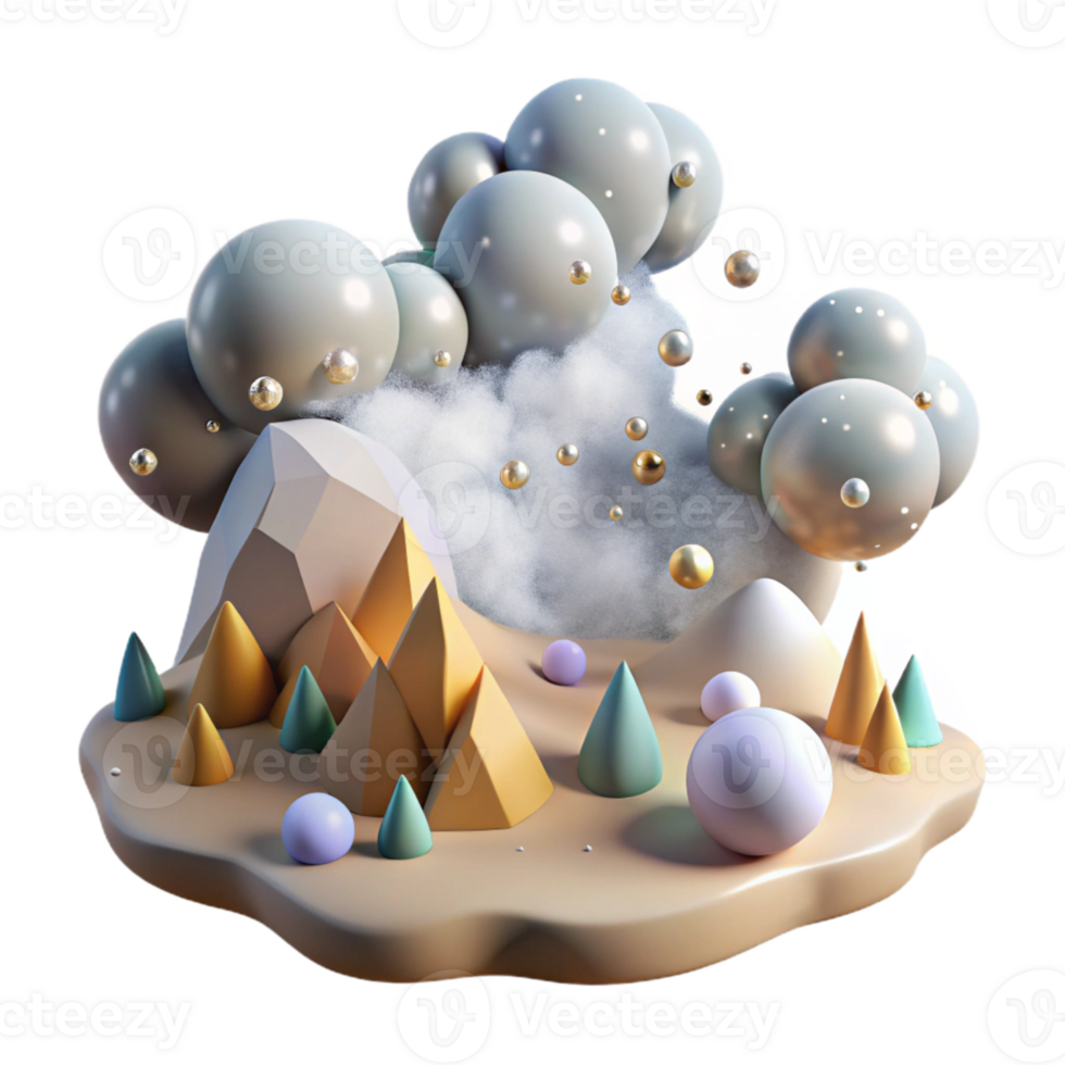 stunning vintage Fog Rolling Over Hills Cutout for Atmospheric Projects high resolution png