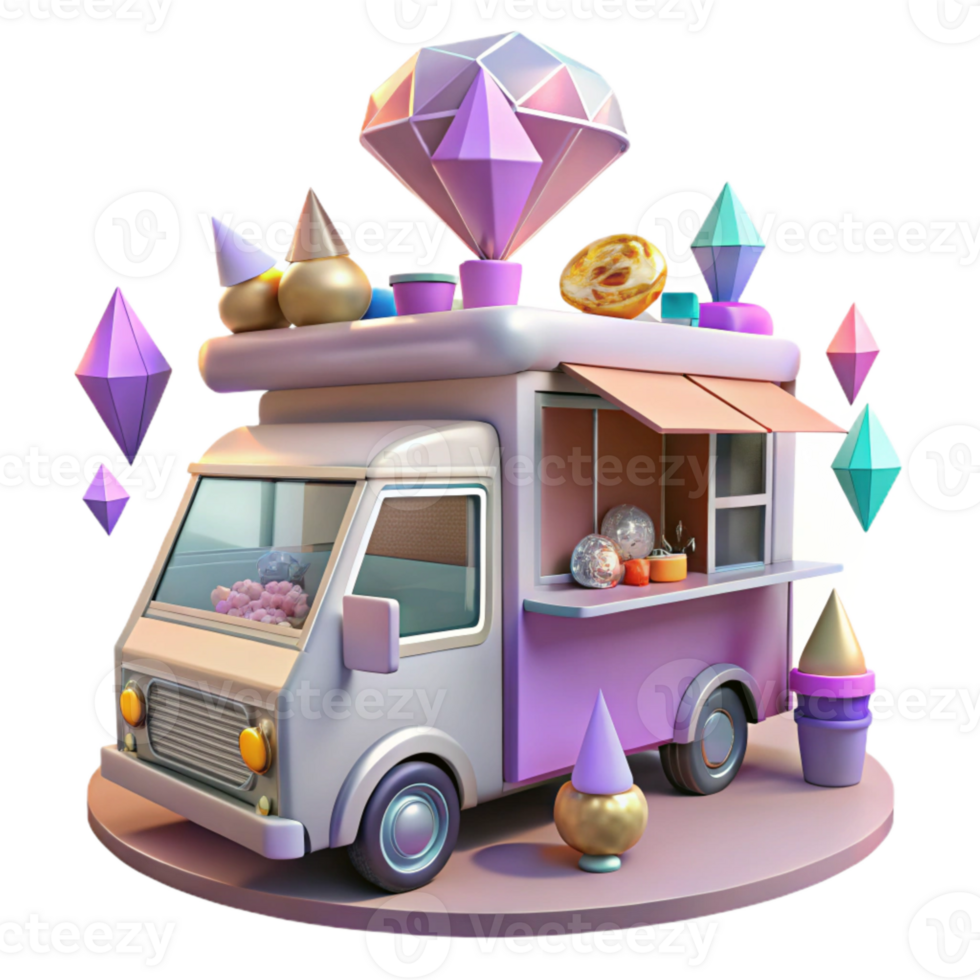 magnificent vintage Food Truck Street Food Vendor Transparent for Urban Events original png