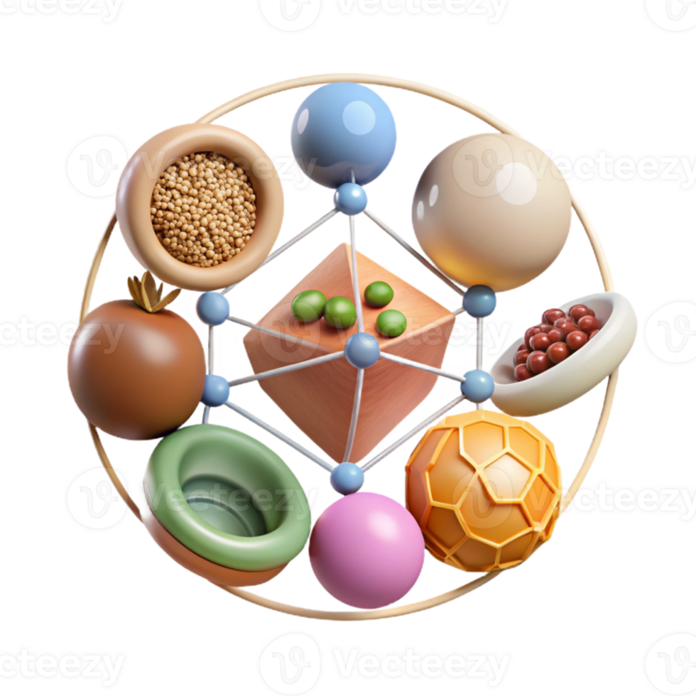 extraordinary contemporary Food Web Ecosystem Diagram Isolated for Environmental Science exclusive png