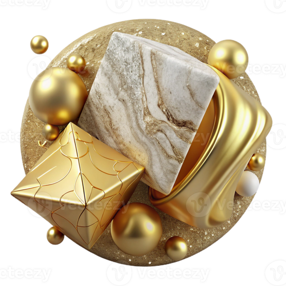 wonderful classic Gold Marble Veined Texture Transparent Luxury premium png