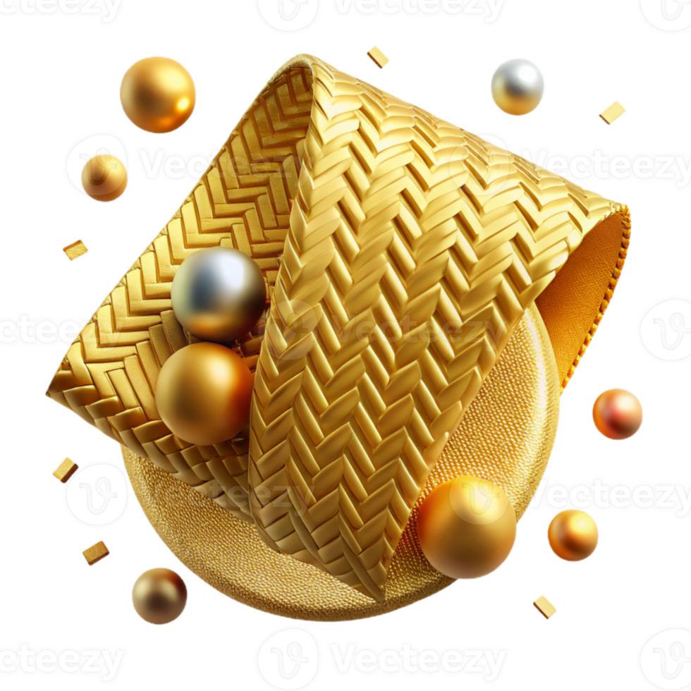 serene classic Gold Texture Herringbone Isolated Textile original png