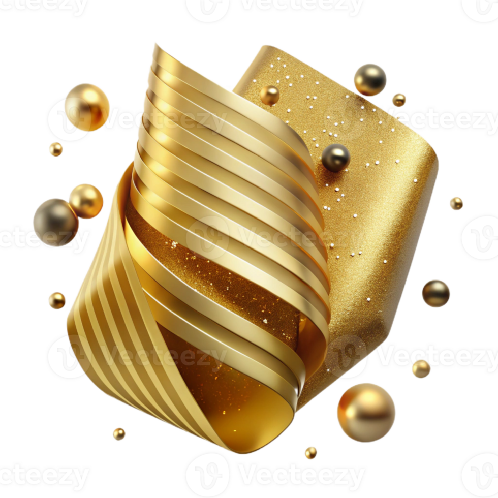 magnificent vintage Gold Texture Stripe Pattern Cutout Classic original png