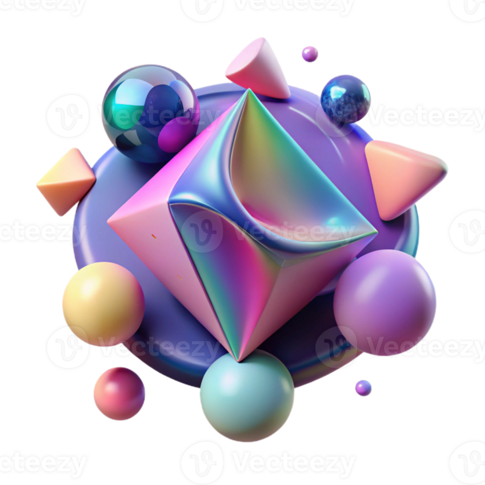 dramatic artistic Gradient Shape Transitions Isolated for Web Animations high resolution png