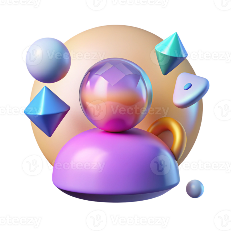 elegant rustic Gradient User Avatar Isolated for Social Media Platforms high resolution png