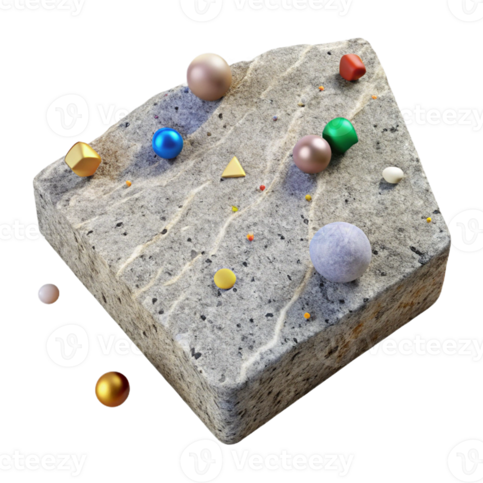 magnificent artistic Granite Stone Texture Slab Isolated for Design Mockups high resolution png