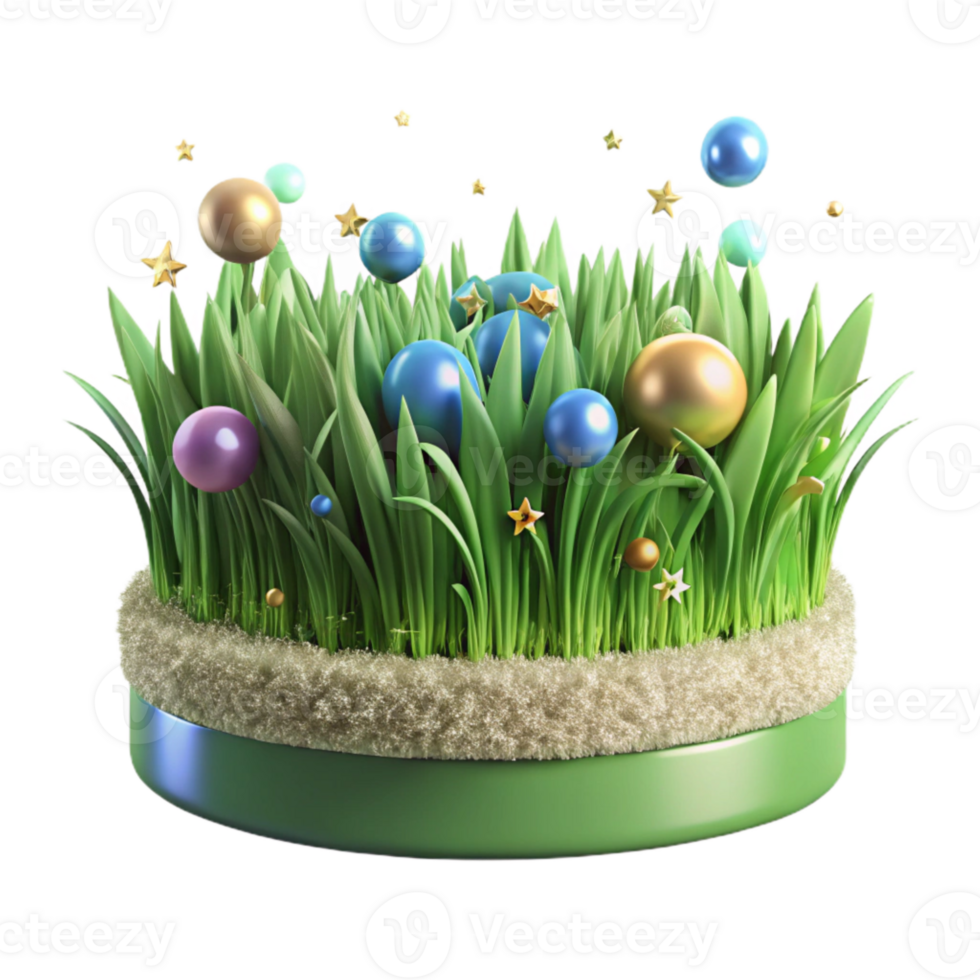 elegant contemporary Grass Border Isolated for Web Design Elements professional png