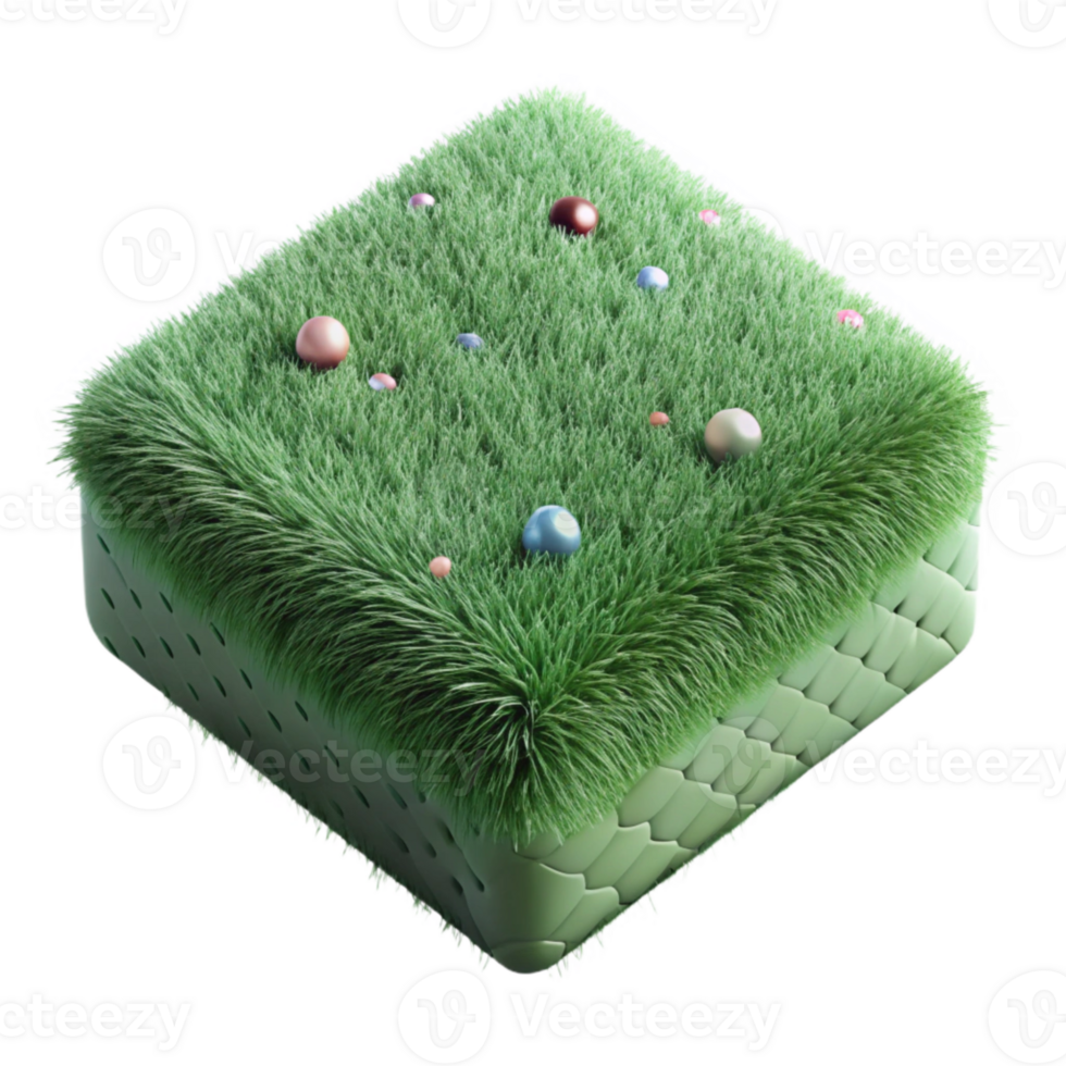 beautiful modern Grass Texture Square Isolated for Texture Mapping exclusive png