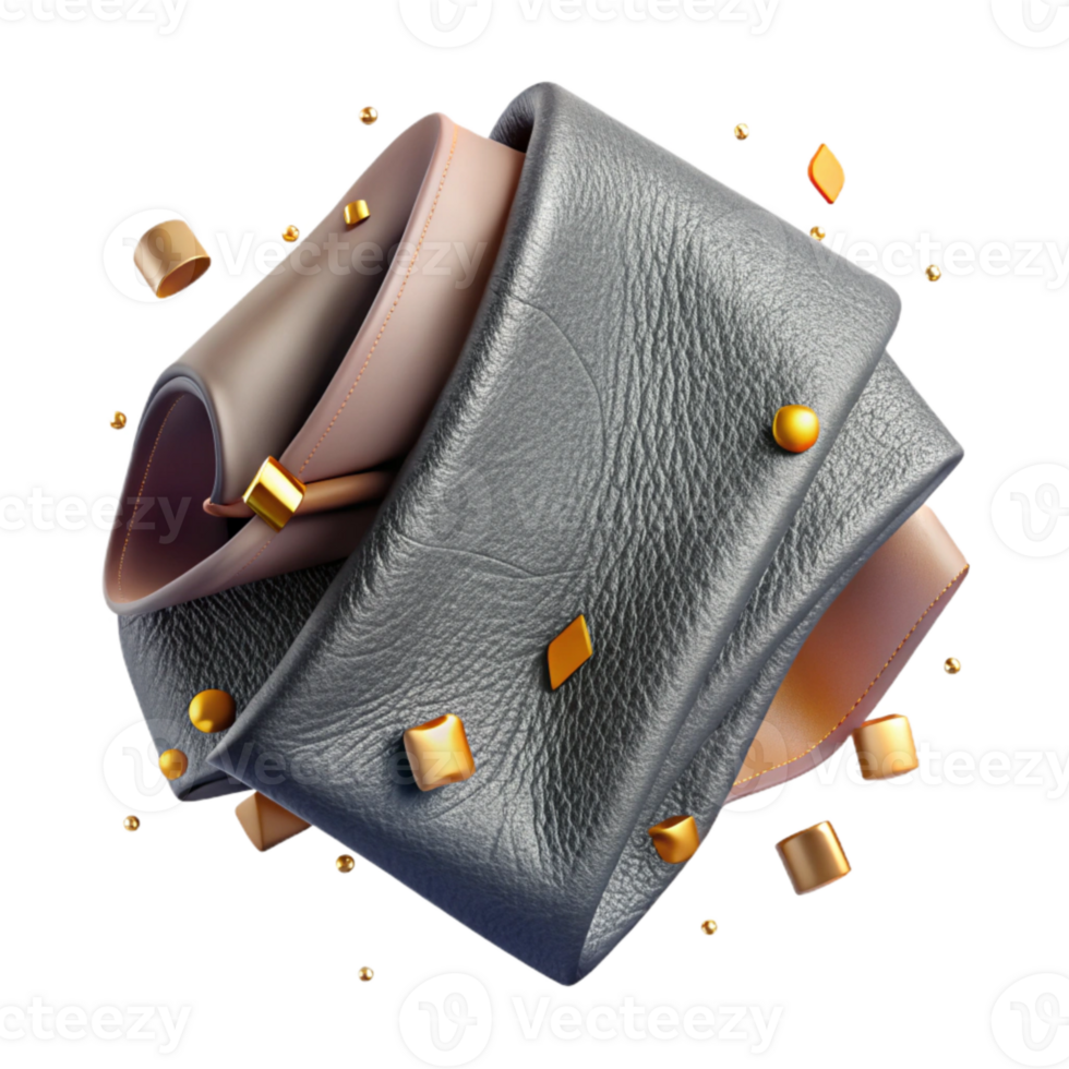 dramatic rustic Gray Leather Texture Neutral Shade Transparent for Versatile Use professional png