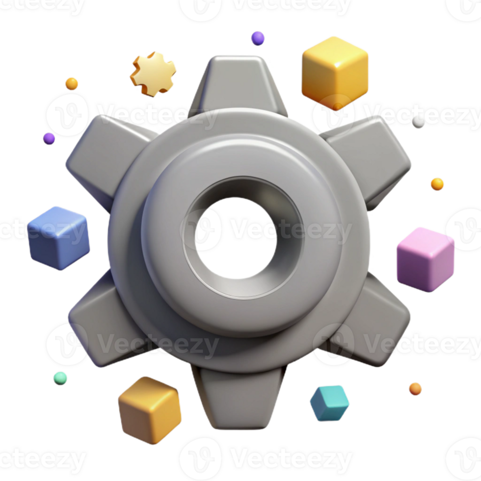 impressive creative Gray Settings Icon Transparent for User Interface high resolution png