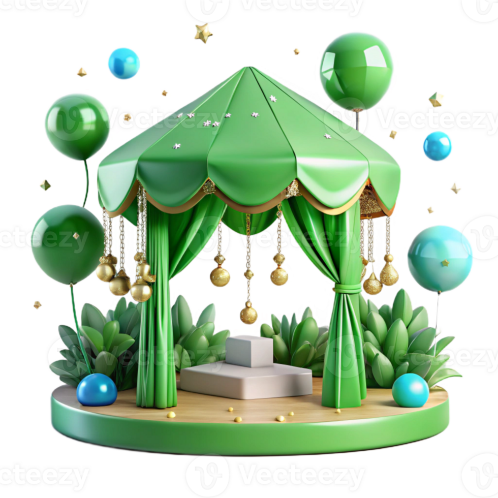 wonderful minimalist Green Canopy Fresh Air Design Cutout authentic png