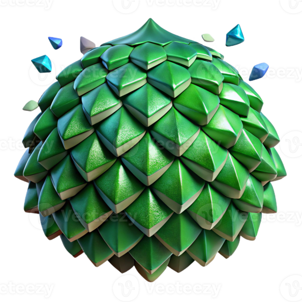 wonderful classic Green Dragon Scales Texture Isolated Reptile Skin Design png